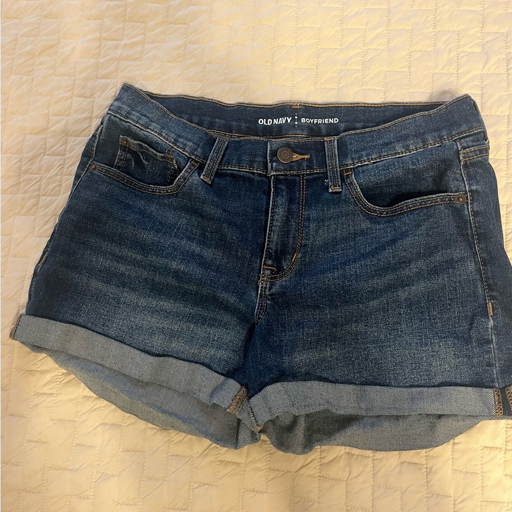 Old Navy Women's Blue Denim Shorts-8
